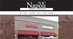 Desktop Screenshot of napolipizza2.com